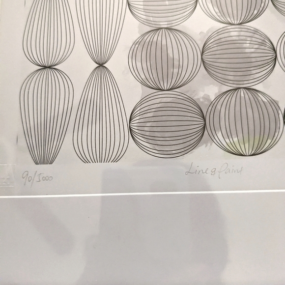 Original Two Piece Set Signed Evangeline Contemporary Prints - Picture 4 of 6